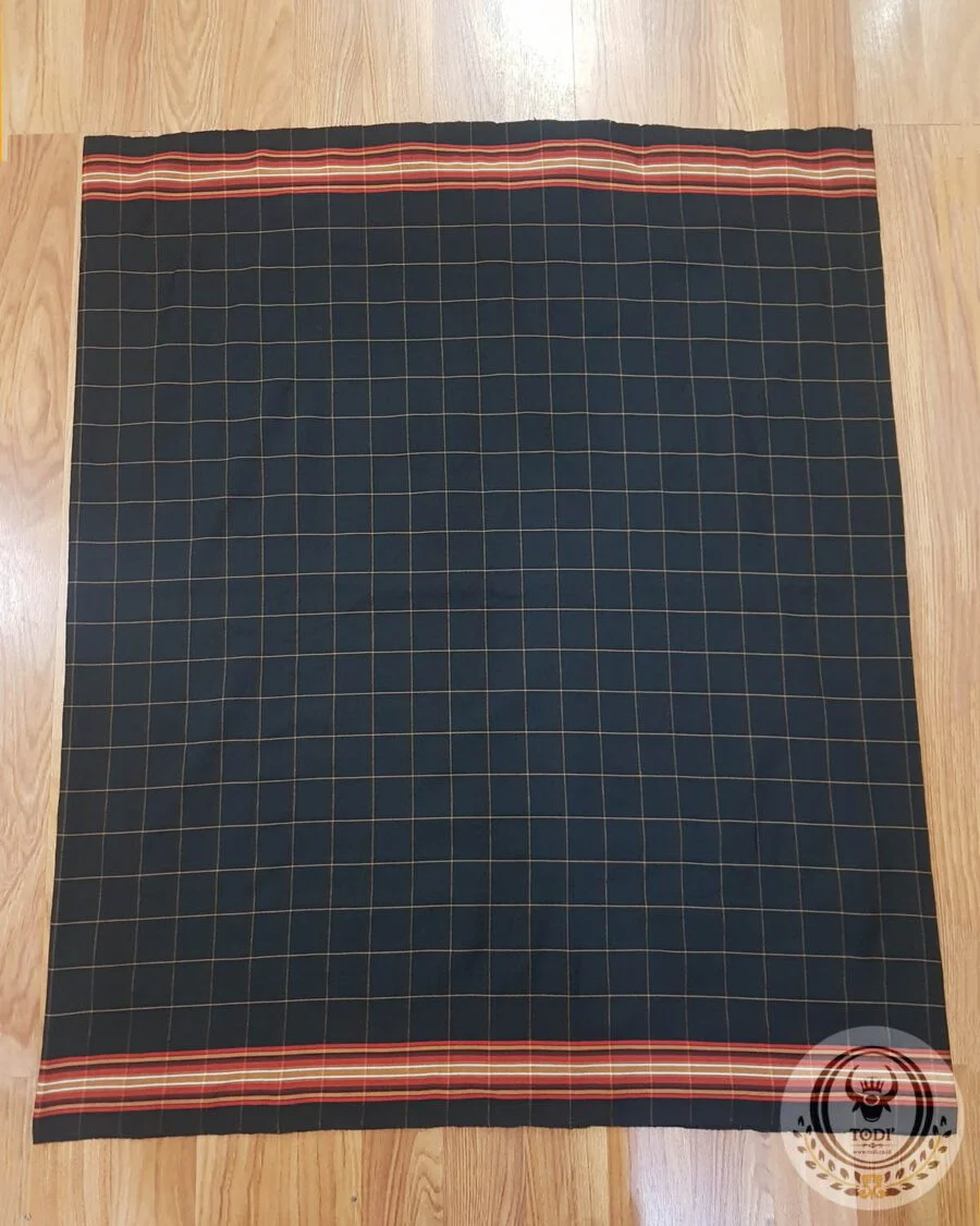 Toraja Black Sarong - Pamiring Kotak-Kotak ATBM (125cm)