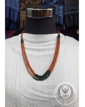 Toraja Ethnic Necklace - Plain Masak Beads Three (3) Layers