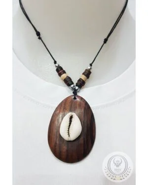 Wooden Pendant Necklace