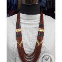 Toraja Ethnic Necklace - Masak Beads Seven (7) Layers + Kalapo