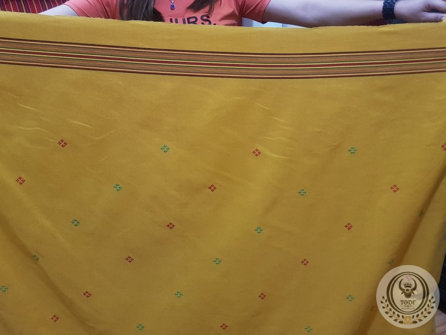 Toraja Pamiring Woven Fabric - Yellow Gold Color ATBM