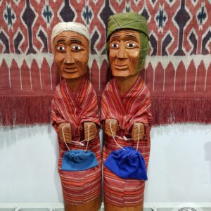 Patung Kayu Toraja Kakek Nenek (Tinggi 53cm)
