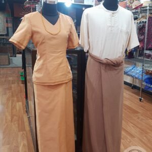 Toraja Couples Light Brown Weaving Shirt