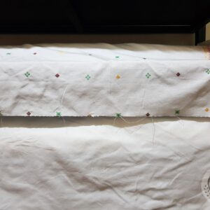 Toraja Pamiring Paruki Woven Fabric - White Color ATBM