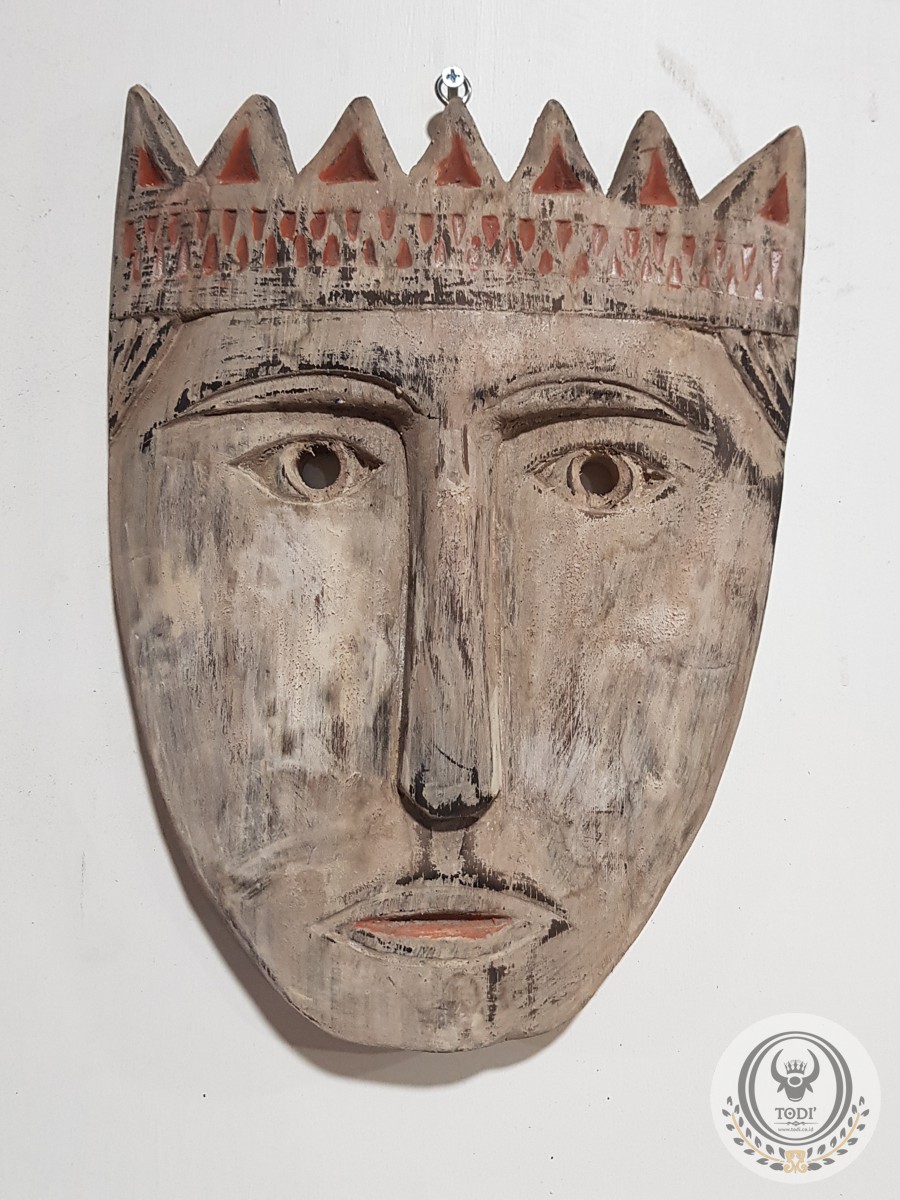 Toraja Hand Carved Ethnic Wall Mask Toraja Hand Carved Ethnic Wall Mask