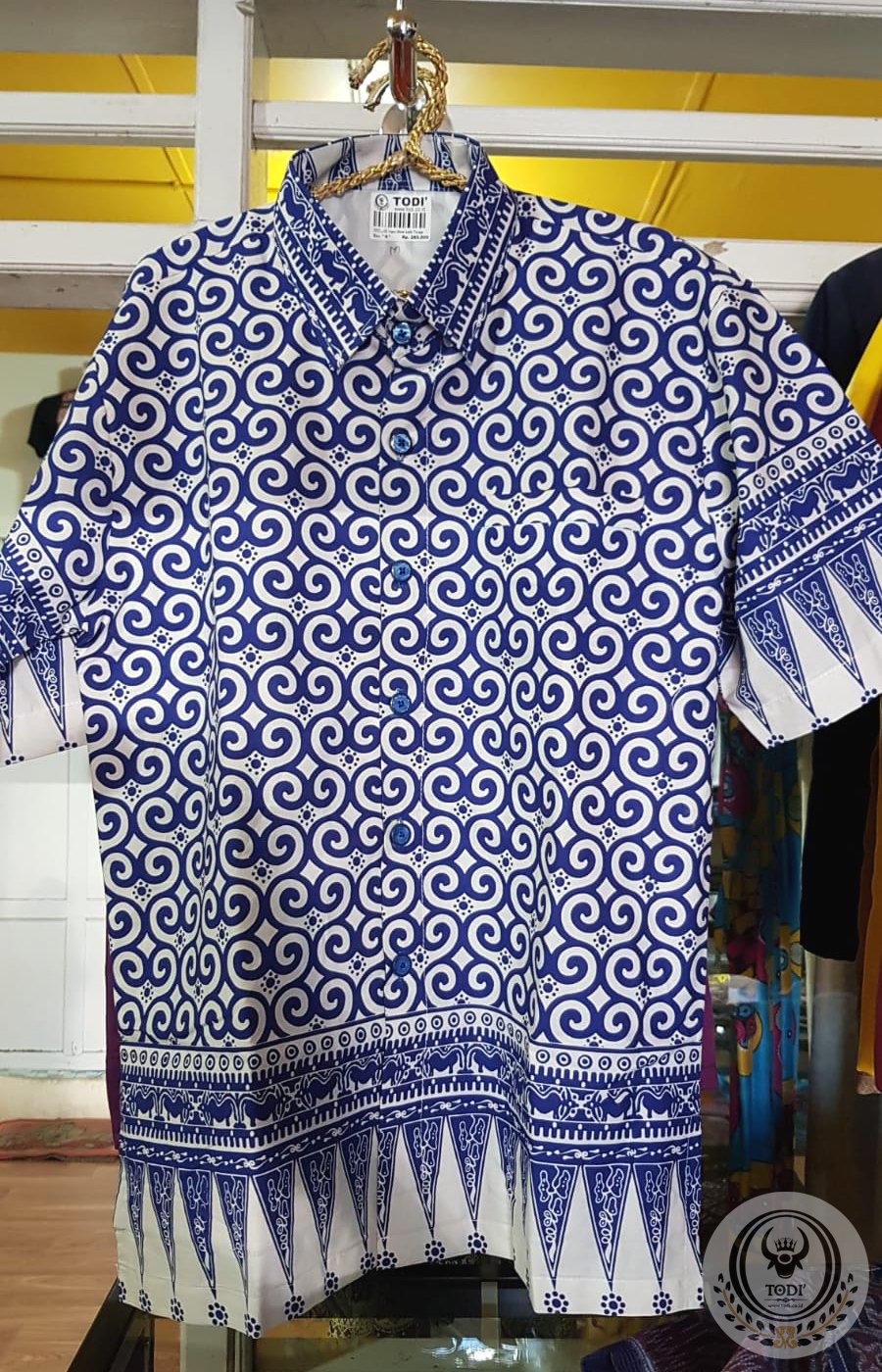 Men’s Shirt Toraja Batik - Blue