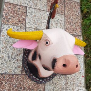 Miniature Toraja Saleko Buffalo Head Statue - Kabongo Miniature Miniature Toraja Saleko Buffalo Head Statue - Kabongo Miniature