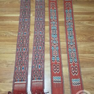 Selendang Tradisional Ikat Sekomandi - Pewarna Alami