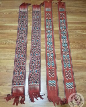 Traditional Ikat Sekomandi Shawl - Natural Dyes