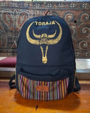 Toraja Weaving Backpack - Black Paramba Weaving