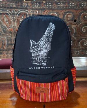 Toraja Weaving Backpack - Red Paramba Weaving