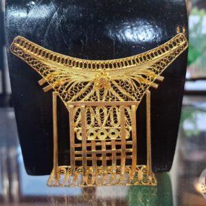 Ethnic Mini Toraja House Brooch - Jumbo Size