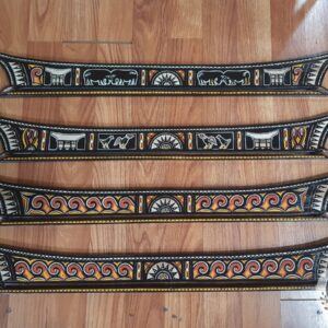 Toraja Carved Wood Textile Hanger (50cm)