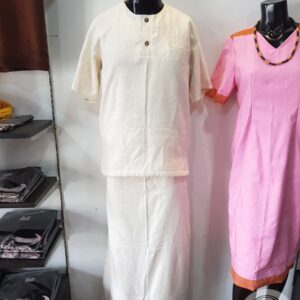 Toraja Traditional Mens Clothes (Pokko) - White Color Toraja Traditional Mens Clothes (Pokko) - White Color