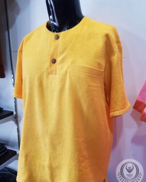 Toraja Traditional Mens Clothes (Pokko) - Yellow Color