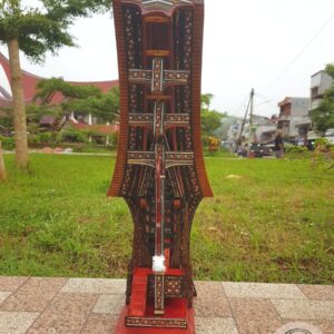 Miniature Toraja Tongkonan House - Wall Hanging (Height 45cm)