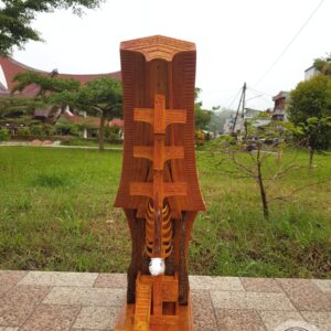 Miniature Toraja Tongkonan House – Wall Hanging (Height 45cm) (2) Miniature Toraja Tongkonan House – Wall Hanging (Height 45cm)