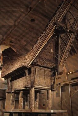 The complete ricebarn, Museum of Mankind, London.