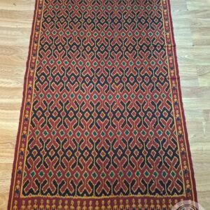 Kain Tenun Blanket Premium Etnik Toraja - Motif Tossok Balekoan, Warna Antik