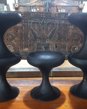 Toraja Kandean Dulang (Traditional Wooden Bowls) - (Height 26cm x Diameter 25cm)