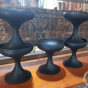 Toraja Kandean Dulang (Traditional Wooden Bowls) - (Height 26cm x Diameter 25cm)