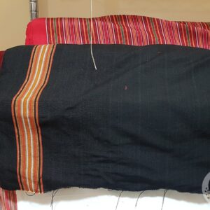 Toraja Pamiring Woven Fabric (Sold by the Meter) - Black Color (Width 120 cm)